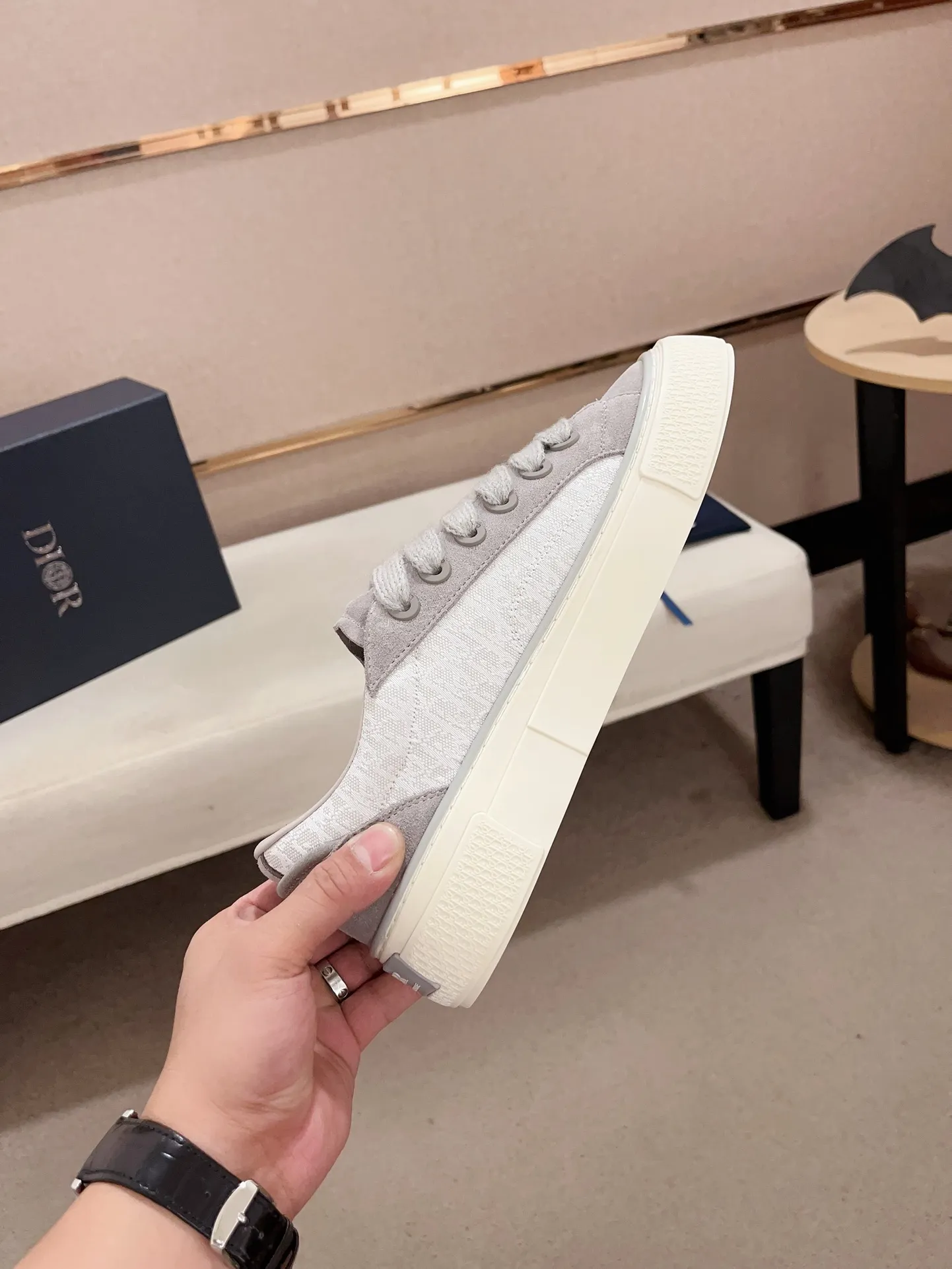 Men's shoes 💰: 640💰[Dior·Dior] Top 🔍Couple model💏🔍New casual sports style couple shoes, new four-season design, perfect workmanship, lace-up lazy style to create wardrobe quality, upper: imported first-layer cowhide, sheepskin lining is soft and comfortable, ultra-light TPU wear-resistant outsole, simple, versatile fashion men's shoes, excellent color code number 35--44